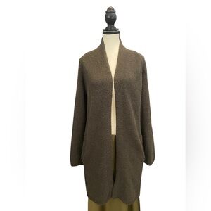 Hunter Green Open-Front Cardigan 88% cotton 12% polyester Aritzia brand size M